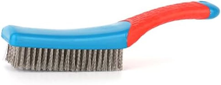 Stainless Steel Small Wire Brush for Rust Removal, Paint Scrubbing, Cleaning Metal Rust