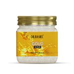 DR.RASHEL Scrub For Face & Body (Gold Scrub, 380 ML) | All Skin |Cleanser Scrub For Deep Exfoliation | Dead Skin Remover Scrub | Tan Removal | Blackhead Remover Scrub | Face Scrub | Body Scrub