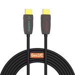 RUIPRO 8K HDMI Fiber Optic Cable CL2 Rated 33 Feet 48Gbps 8K60Hz 4K120Hz Dynamic HDR eARC HDCP2.2/2.3 for RTX4080/4090/3080/3090, Xbox S/X, PS5/4, AVR, Projector, LG/Samsung/Sony TV