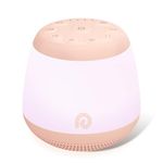 Dreamegg Sound Machine Baby - White Noise Machine for Sleeping with 24 Soothing Sounds,8 Colors Nightlight, Memory & Time Function Rechargeable White Noise Sound Machine for Home Travel Baby Adult