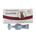 Clearkill SMT Cat Spot-On Treatment, 0.75 ml | Protects Against Fleas, Ear Mites, Mange, Worms & Heartworm, Prevents Flea Infestation, for Cats 2.5–7.5 kg