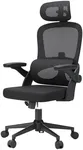 SIHOO M102C Ergonomic Mesh Office Chair, High Back desk chair with 3D Armrests, Up&Down Lumbar Support, Swivel Computer Task Chair, Black