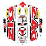 WOW World of Watersports, 12-1050 Zig Zag Inflatable Towable, 2 Person, Steerable