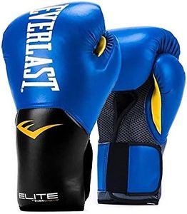 Everlast Pro Style Elite Exercise Workout Training Boxing Gloves for Sparring, Heavy Bag and Mitt Work, Size 12 Ounces, Blue