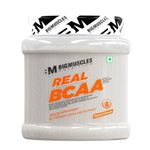 Bigmuscles Nutrition Real BCAA with Electrolytes [50 Servings, Tropical Madness] | BCAA Powder in 2:1:1 Optimal Ratio | Powerful Intra Workout for Muscle Recovery & Endurance [250g]