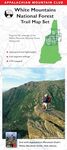 AMC White Mountains National Forest Trail Map Set