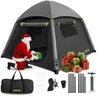 Oaktiv Inflatable Tents for Camping- 6 People Waterproof Oxford Fabric(210D), Quick Setup Air Tent with Manual & Battery Pump, UV Protection, 4-Season Inflatable Tent