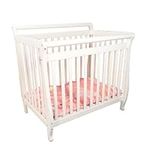 Athena Mini Amy Baby Crib (White)
