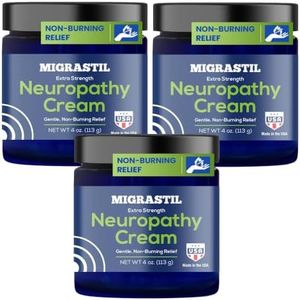 Migrastil Extra Strength Neuropathy Cream for Feet, Legs, & Hands 3-Pack