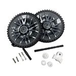 DPM Heavy-Duty Pro Upgrade Kit for Pentair Rebel Model 360473 Inground Swimming Pool Cleaner | Kit Includes 2 Wheels 2 Tires 2 Wheel Hubs Left & Right Drive Assembly & Wheel Bearings