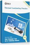 Uinkit 5mil Thermal Laminating Pouches 8.5 x 11", 100Pack Bulk Value Pack for Small Business, Restaurants, Offices - Crystal Clear, Laminating Sheets for Laminator Machine