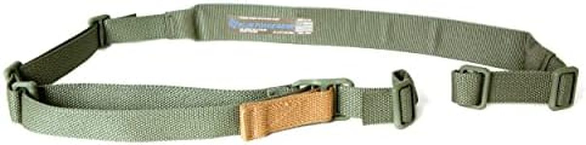 Blue Force Gear Vickers Padded Sling - Two Point Sling with Padded Straps, Adjustable,57-67 Inches - OD Green