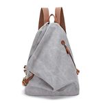 Canvas Vintage Backpack – Large Casual Daypack Outdoor Travel Rucksack Hiking Backpacks Shoulder Bag for Men Women