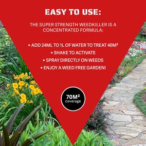 Rootblast Super Strength Weed Killer, 500ml – Fast-Acting Formula