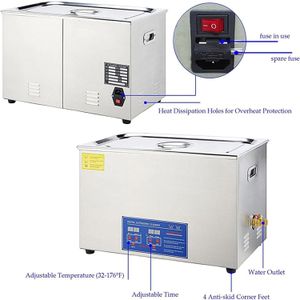 GEJLELDS 6L Ultrasonic Vinyl Record Cleaner – Large Capacity