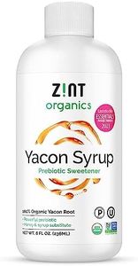 Zint Organic Yacon Syrup for Weight Loss - Paleo-Certified Prebiotic Fiber, Natural Sweetener, Non GMO, Pure Yacon Root Superfood - Natural Diet Supplement (8 fl oz)