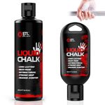 STEELIGHT Liquid Chalk – Weightlifting, Gym, Rock Climbing, Body Bouldering, Gymnastics,Calisthenics Pole Grip, Strong Grip Chalk Climbing Chalk for Dry Hands (50ml+250ml)