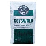 Matthews Cotswold Organic Premium White Flour | Baker’s Grade Strong White Organic Flour | Specialty | Artisanal | Milled in Britain | 16kg Bag (Single Sack)