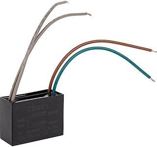 BlueStars Ceiling Fan Capacitor CBB61 5uf+5uf 4-Wire 250V