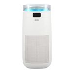 BLACK+DECKER BXAP62002GB Air Purifier with Air Quality Sensor, 8-Hour Timer, White