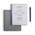 Remarkable Essentials Bundle – Gray | Remarkable 2 Paper Tablet | Includes 10.3” Remarkable Tablet, Marker Plus Pen with Eraser, Book Folio Cover in Gray Weave