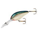 Norman Lures DD22 Deep-Diving Crankbait Bass Fishing Lure, Freshwater Fishing Accessories, 3", 5/8 oz, White Black Green