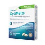 OraCoat XyliMelts - 40 Adhesive Discs Against Dry Mouth and Tooth Decay - Mild Mint Flavour