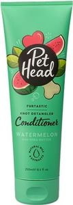 Pet Head Furtastic Après-shampoing pour Chien | Parfum Pastèque | Démêler les nœuds | Idéal pour les boucles & les manteaux longs et emmêlés | Nettoie en profondeur | Formule Douce pour Chiots | 250ml
