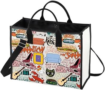 BWWKTOP Friend TV Show Tote Bag Friend TV Show Character Fans Gift Friend TV Show Themed Bag For Women, Sandwich Bg, 37cm(14.56inch) * 32cm(12.59 inch)