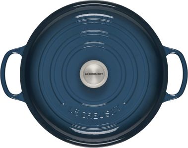 Le Creuset Signature Shallow Casserole 30cm – Deep Teal, Stainless Steel Knob