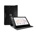 Baatu Enable Tab (10’1 Display) + Flipcover (Black) Combo | Parental Control Tablet for Children | Space Grey Tablet with Dual Speakers, 4G Calling + Black Smart Flip Cover