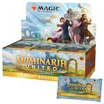 Magic The Gathering C9724000 Dominaria United Draft Booster, 36 Packs & Box Topper Card, Multi