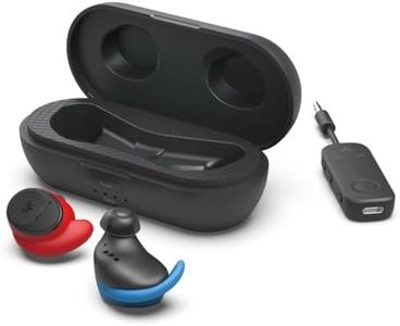 Avantree Sky Ace - Wireless Headphones for Airplane Travel with Superb Sound, Snug Fit, Plug & Play, and aptX Low Latency & Adaptive, Bluetooth Noise-Canceling Earbuds Compatible with Phone & PC