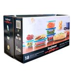 Snapware Pure Pyrex 18-Piece Glass Food Storage Set, Clear