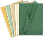 120 Sheets Green Tissue Paper for Gift Bags, Assorted Green Gift Tissue Paper Bulk for Art Crafts Packaging Gift Wrapping Baby Shower Wedding Birthday Decorations, 14 x 20 Inch
