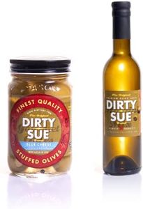 Dirty Sue 375 mL Olive Juice and 16 Ounce Stuffed Olive or Onion Combo Pack (Blue Cheese)