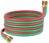 ABN Oxy Acetylene Torch Hose, 25 Foot x 1/4 Inch - B Fitting Twin Cutting Torch Hose for Welding