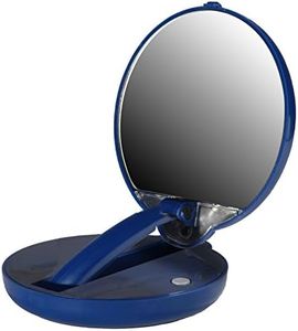 Floxite 15Xmag, Blue, Tabletop Mount, Round Glass Mirror