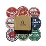 England Football Beer Mat Coasters - Perfect for a Gift or Present for Any England Fan (8-Pack)