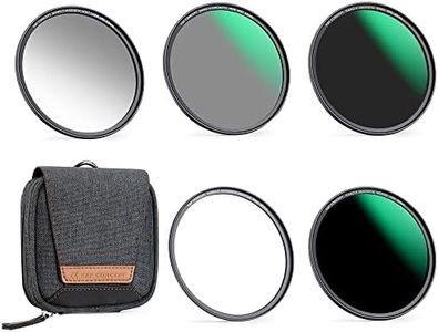 K&F Concept 52mm Magnetic GND8 ND8 ND64 ND1000 Magnetic Basic Ring Caemra Lens Filters Kit (5 Pack) -Optical Glass Neutral Density Filters Kit with 28 Multi-Layer Coated (Nano-X Series)