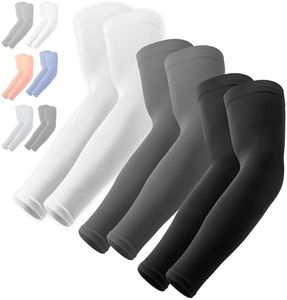 Manchons de bras de refroidissement avec protection UV,Protection solaire UPF 50 pour homme et femme,Pour la course, le cyclisme, la pêche, le golf, le volley-ball,1 Dark Gray, OSFM
