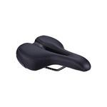 BBB Cycling SoftShape Active Bicycle Saddle I Bike Seat Unisex I Sportive Design Bike Saddle With Cut-Out I BSD-121, Black