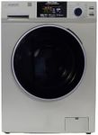 Equator All-in-One Washer Dryer VENTED-DRY 30% FASTER than Condense 15lb 110V in Silver