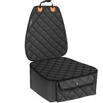 URPOWER Pet Front Seat Cover for Cars,Waterproof & Nonslip Rubber Backing with Anchors, Quilted, Padded, Durable Pet Seat Covers for Cars, Trucks & SUVs