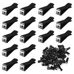 120 Pieces Car Air Vent Clips, Auto Air Conditioner Outlet Clips, Car Outlet Aromatherapy Clips, Square Head Car Vent Clips for Office Home Car