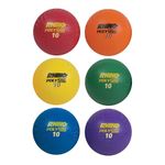 Champion Sports PX10SET Rhino Poly Playground Ball Set, Multicolored, 10" Diameter