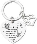 Dog Dad Mom Christmas Presents for Pet Owners Gifts for Dog Lovers Gifts for Men Women Dog Keychain for Kids Dog Gifts Keychain for Dog Mom Dad Birthday Gifts for Dog Lover Keychains