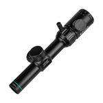 SPINA OPTICS Hunting Optical Sight Scope 1-4X20 Riflescopes Reticle Rifle Scope with Mounts (with 11mm Rings)