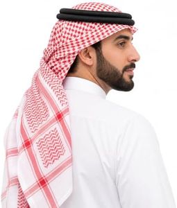 HOMELEX Keffiyeh Arab Head Scarf for Men Shemagh Turban