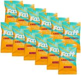 Fatt Keto Cookies - Almond & Vanilla - 12 x 30g - 1.5g Carbs - 100% Natural Snacks - Low Carb, Low Sugar, High Prebiotic Fibre & Sweetener Free - FattBar